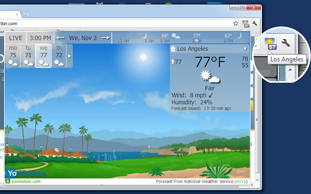 动态全景天气预报插件-YoWindow Weather图片
