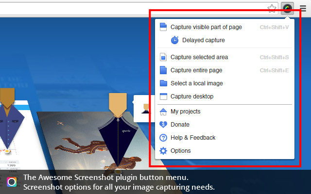 awesome screenshot google chrome extension